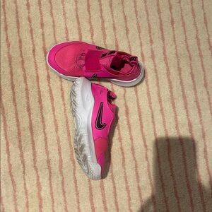 Nike Bright Pink and White Athletic Shoes